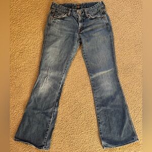 7 For All Mankind A Pocket Bootcut Jeans 28